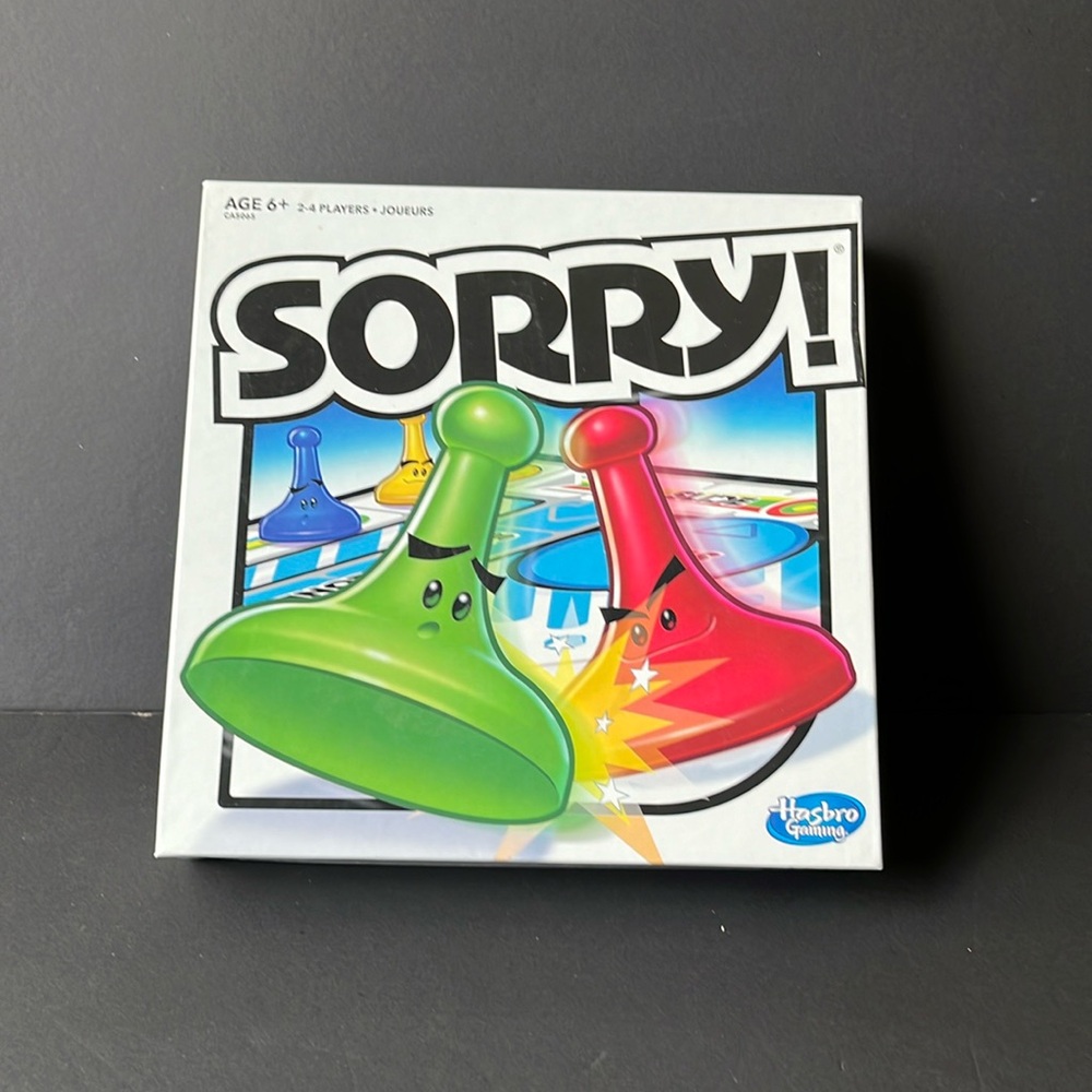 Sorry! Board Game. Hasbro Gaming, age 6+